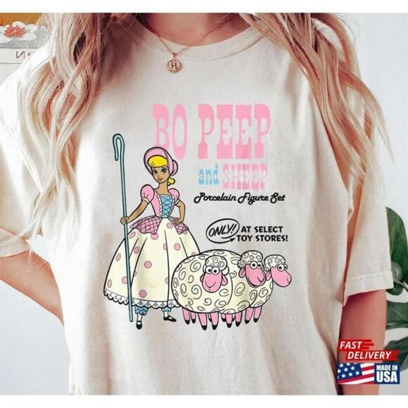 Toy Story 4 Bo Peep And Sheep Disney 2023 Theme Park Unisex T-Shirt 170 - Picture 1 of 5